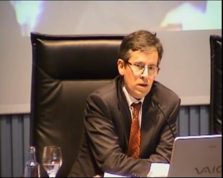 Manuel Pillado Quint&aacute;ns, letrado da Xunta de Galicia - Congreso sobre Unha Visión Xuridica do Camiño de Santiago